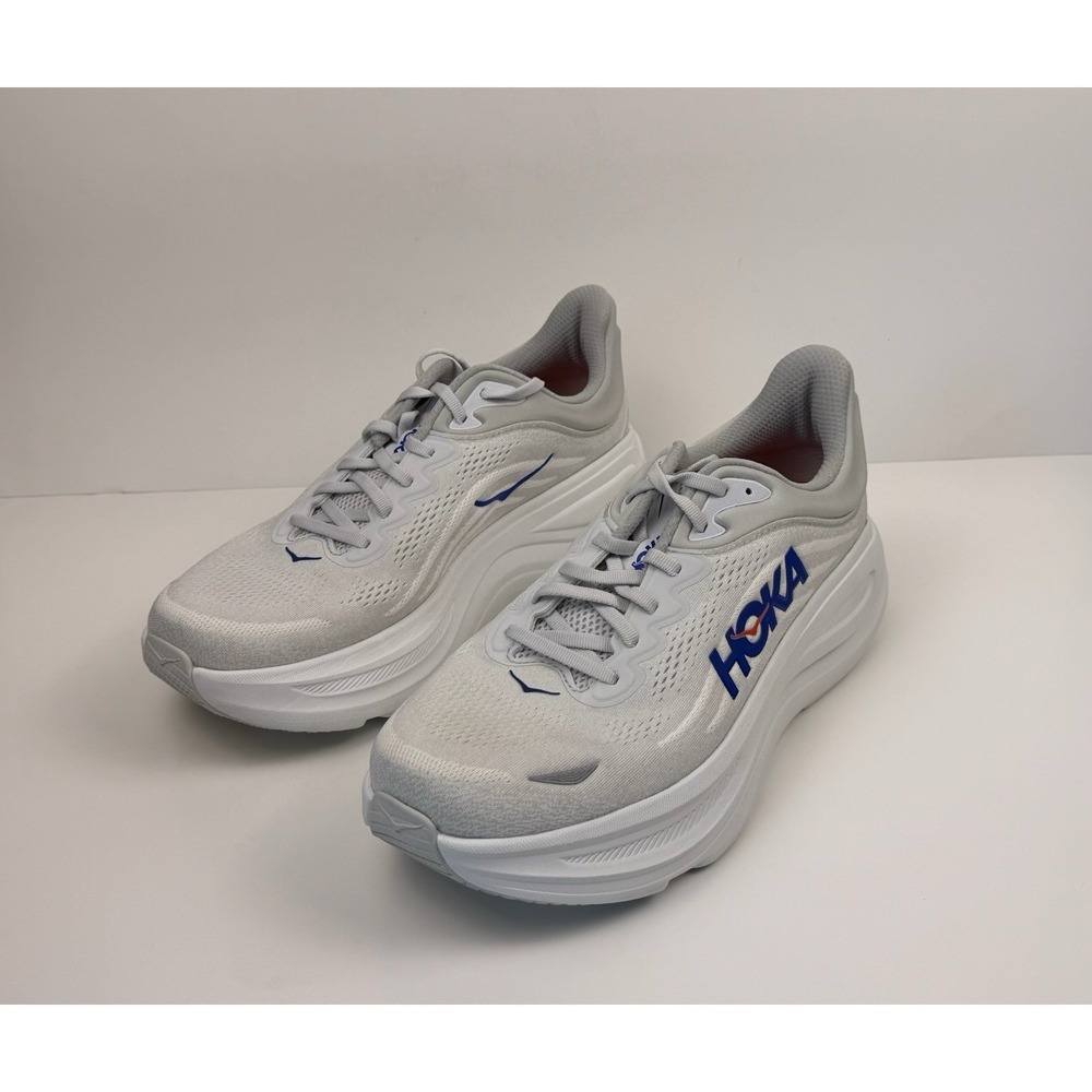 Hoka Bondi 9 Running Shoe Men Size 11 D Cosmic Grey Ultramarine 1162011-CYLT - Picture 5 of 8